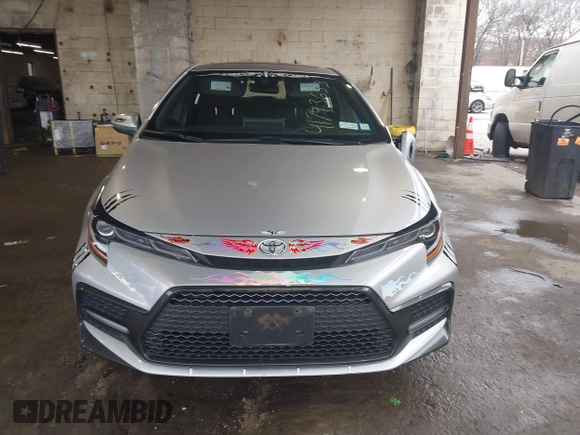 2021 Toyota Corolla SE with VIN JTDP4MCEXMJ068159, listed as a IAAI auction lot 41743653 with 26,226 mi miles. Bid and sale history available at carsss.com. Image 12.