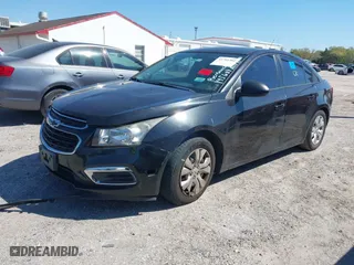 2015 Chevrolet Cruze LS with VIN 1G1PA5SH4F7145689, listed as a IAAI auction lot 41791381 with 100,443 mi miles. Bid and sale history available at carsss.com. Image 2.