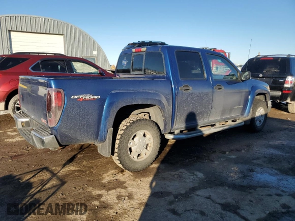2005 GMC Canyon 1SF SLE Z71 with VIN 1GTDT136558206065, listed as a Copart auction lot 89204775 with 221,035 mi miles and Salvage Title. Bid and sale history available at carsss.com. Image 3.