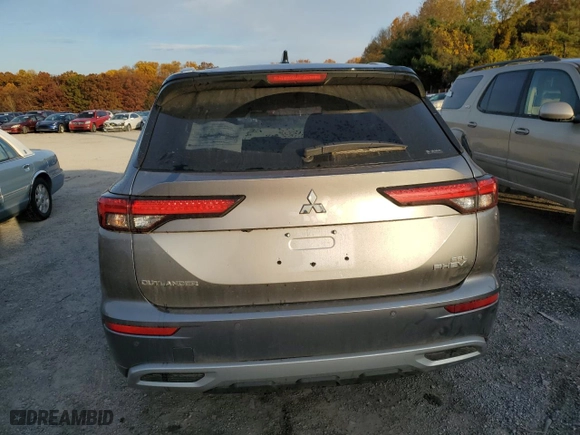 2023 Mitsubishi Outlander PHEV SEL with VIN JA4T5VA92PZ045255, listed as a Copart auction lot 74538613 with 0 mi miles. Bid and sale history available at carsss.com. Image 6.