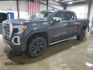 2022 GMC Sierra 1500 Denali with VIN 1GTU9FEL9NZ139270, listed as a Copart auction lot 56194445 with 50,375 mi miles and Salvage title. Bid and sale history available at DreamBid. Image 1.