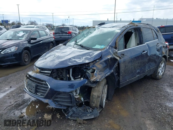 2018 Chevrolet Trax LT with VIN 3GNCJPSB6JL416227, listed as a IAAI auction lot 41954191 with 58,076 mi miles and . Bid and sale history available at carsss.com. Image 16.