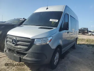 2020 Mercedes-Benz Sprinter with VIN W1Z4EFHY1LP267084, listed as a Copart auction lot 77692904 with 6,062 mi miles and Non Repairable. Bid and sale history available at DreamBid. Image 1.