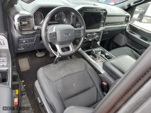 2022 Ford F-150 XL with VIN 1FTFW1E50NKD89477, listed as a Copart auction lot 47406615 with 0 mi miles and Salvage Title. Bid and sale history available at carsss.com. Image 8.