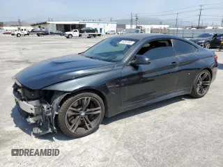 2018 BMW M4 z VIN WBS4Y9C59JAA85465, wystawiony jako Copart lot #54267445 z przebiegiem 120 011 mil mil oraz Szkoda całkowita • Salvage title. Historia ofert i sprzedaży dostępna na DreamBid. Obrazek 1.