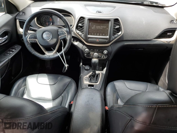2016 Jeep Cherokee Limited with VIN 1C4PJMDS9GW267854, listed as a Copart auction lot 55031185 with 151,444 mi miles and Salvage title. Bid and sale history available at DreamBid. Image 8.