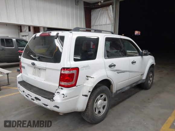 2008 Ford Escape XLS with VIN 1FMCU02Z98KC70465, listed as a IAAI auction lot 42643646 with 223,481 mi miles and . Bid and sale history available at DreamBid. Image 4.