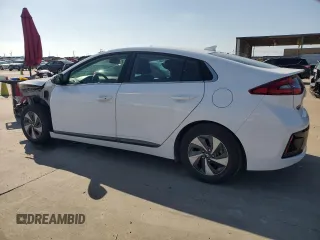 2019 Hyundai Ioniq SEL with VIN KMHC75LCXKU134128, listed as a Copart auction lot 44266015 with 59,390 mi miles and Salvage Title. Bid and sale history available at DreamBid. Image 2.