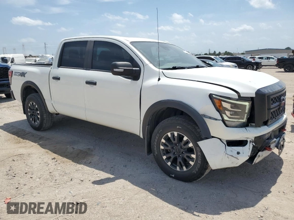 2021 Nissan Titan Pro-4X z VIN 1N6AA1ED0MN533801, wystawiony jako Copart lot #53301215 z przebiegiem 41 991 mil mil oraz Szkoda całkowita • Salvage title. Historia ofert i sprzedaży dostępna na DreamBid. Obrazek 4.