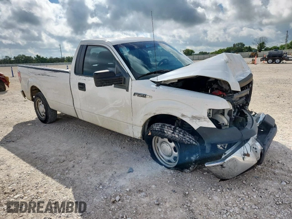 2013 Ford F-150 XL with VIN 1FTMF1CM9DKF31731, listed as a Copart auction lot 61798665 with 114,007 mi miles and Salvage title. Bid and sale history available at DreamBid. Image 4.