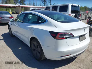 2020 Tesla Model 3 Standard Range Plus z VIN 5YJ3E1EA5LF615350, wystawiony jako IAAI lot #42194363 z przebiegiem 123 327 mil mil oraz . Historia ofert i sprzedaży dostępna na DreamBid. Obrazek 3.