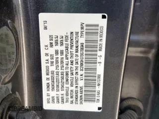 2013 Honda CR-V LX with VIN 3CZRM3H37DG708348, listed as a Copart auction lot 59321335 with 79,020 mi miles and Salvage title. Bid and sale history available at DreamBid. Image 13.
