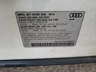 2015 Audi Q3 2.0T Premium Plus with VIN WA1EFCFS3FR000975, listed as a Copart auction lot 69499682 with 93,061 mi miles. Bid and sale history available at carsss.com. Image 14.