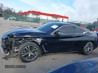 2019 Infiniti Q60 Luxe with VIN JN1EV7EL0KM291021, listed as a IAAI auction lot 41589716 with 59,235 mi miles and . Bid and sale history available at DreamBid. Image 15.