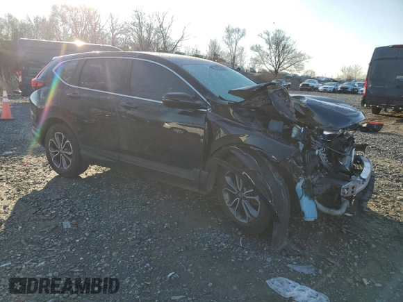 2021 Honda CR-V EX-L with VIN 2HKRW2H88MH664115, listed as a Copart auction lot 84248464 with 104,509 mi miles and Salvage Title. Bid and sale history available at carsss.com. Image 4.