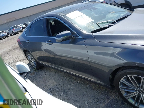 2020 Genesis G80 3.8L with VIN KMTFN4JE6LU329734, listed as a IAAI auction lot 41993396 with 50,799 mi miles and . Bid and sale history available at carsss.com. Image 13.