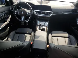 2021 BMW 3 Series 330i with VIN 3MW5R1J0XM8C03213, listed as a Copart auction lot 49026035 with 54,051 mi miles and Salvage Title. Bid and sale history available at carsss.com. Image 8.