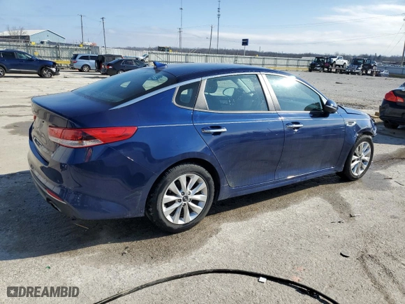 2018 Kia Optima LX with VIN 5XXGT4L32JG272312, listed as a Copart auction lot 43780305 with 71,456 mi miles and Salvage Title. Bid and sale history available at carsss.com. Image 3.
