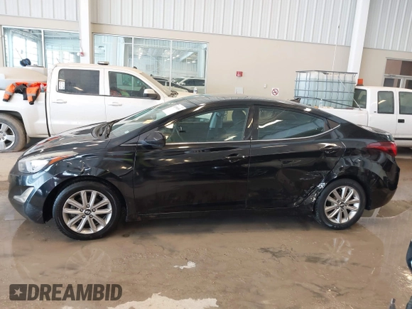 2015 Hyundai Elantra SE with VIN 5NPDH4AE4FH634354, listed as a IAAI auction lot 41596658 with 202,820 mi miles. Bid and sale history available at carsss.com. Image 14.