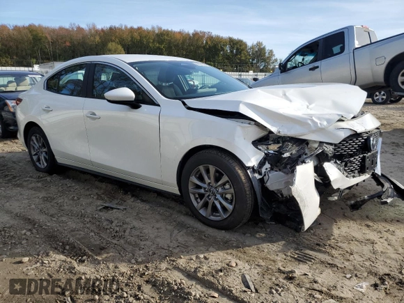 2024 Mazda 3 S with VIN 3MZBPAAM7RM405999, listed as a Copart auction lot 80620024 with 3,432 mi miles and Salvage Title. Bid and sale history available at DreamBid. Image 4.