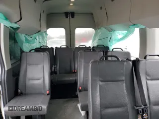2023 Ford Transit with VIN 1FDAX2X84PKA86334, listed as a Copart auction lot 84940534 with 14,670 mi miles and Salvage Title. Bid and sale history available at DreamBid. Image 10.