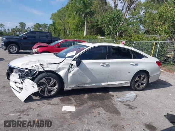 2018 Honda Accord EX-L with VIN 1HGCV2F57JA017839, listed as a IAAI auction lot 41281323 with 83,986 mi miles and . Bid and sale history available at DreamBid. Image 14.