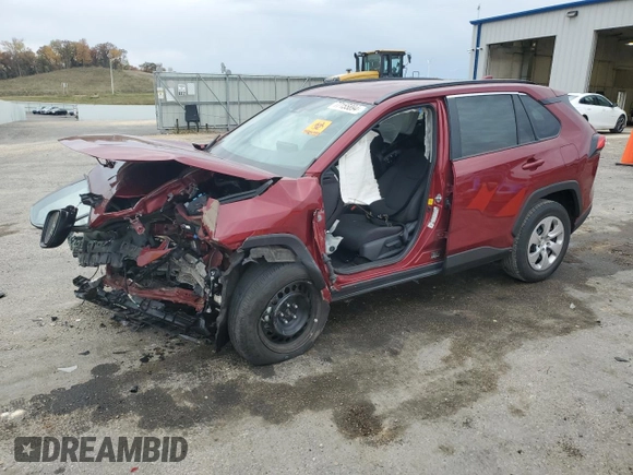 2020 Toyota RAV4 LE with VIN 2T3H1RFV6LW088768, listed as a Copart auction lot 77155894 with 0 mi miles and Non Repairable. Bid and sale history available at carsss.com. Image 1.