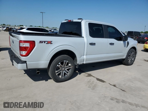 2021 Ford F-150 XL with VIN 1FTEW1CP2MKE92396, listed as a Copart auction lot 50442305 with 44,627 mi miles and Clean title. Bid and sale history available at DreamBid. Image 3.