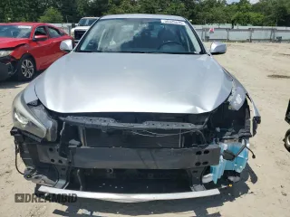 2014 Infiniti Q50 Premium with VIN JN1BV7AR7EM697072, listed as a Copart auction lot 60526535 with 227,626 mi miles and Salvage title. Bid and sale history available at DreamBid. Image 5.
