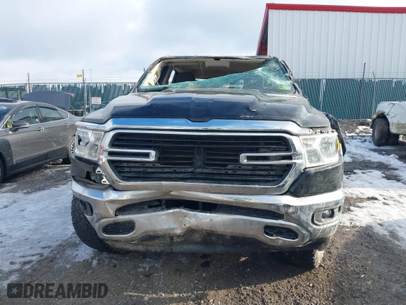 2019 Ram 1500 Big Horn/Lone Star with VIN 1C6SRFFT9KN783755, listed as a IAAI auction lot 41381428 with 134,669 mi miles. Bid and sale history available at carsss.com. Image 13.