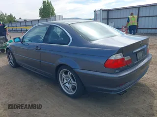 2002 BMW 3 Series 330Ci with VIN WBABN534X2JU26438, listed as a IAAI auction lot 42203983 with 207,394 mi miles and . Bid and sale history available at carsss.com. Image 3.
