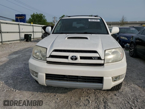 2005 Toyota 4Runner SR5 with VIN JTEBT14R850048640, listed as a Copart auction lot 55013705 with 210,849 mi miles and Clean Title. Bid and sale history available at DreamBid. Image 5.