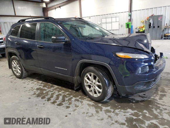 2016 Jeep Cherokee Sport с VIN 1C4PJLAB0GW201126, выставлен на аукционе Copart как лот 55944525 с пробегом 130 580 миль миль и Списание • Salvage title. История ставок и продаж доступна на DreamBid. Изображение 4.