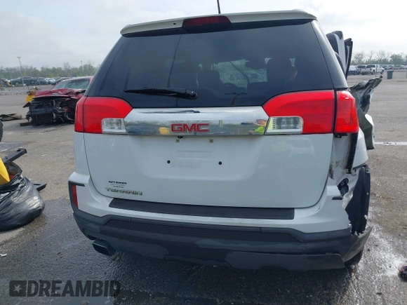 2017 GMC Terrain SLE with VIN 2GKALMEK6H6325093, listed as a IAAI auction lot 41876055 with 100,246 mi miles and . Bid and sale history available at carsss.com. Image 16.