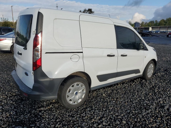 2016 Ford Transit Connect XL with VIN NM0LS6E70G1280312, listed as a Copart auction lot 76296824 with 0 mi miles and Salvage Title. Bid and sale history available at carsss.com. Image 3.