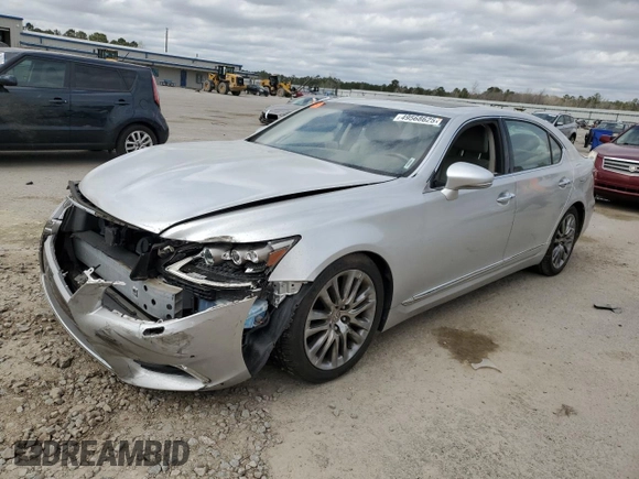 2016 Lexus LS 460 L with VIN JTHGL5EF9G5056725, listed as a Copart auction lot 49568625 with 87,226 mi miles and Salvage title. Bid and sale history available at DreamBid. Image 1.