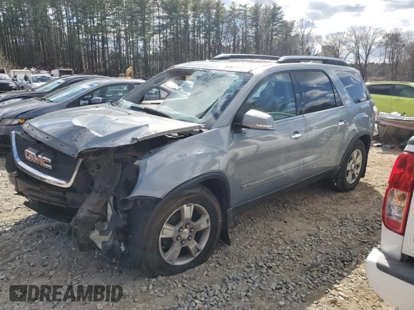 2008 GMC Acadia SLT1 with VIN 1GKEV23798J253274, listed as a Copart auction lot 50567075 with Not Provided miles and Clean Title. Bid and sale history available at DreamBid. Image 1.