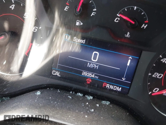 2019 Chevrolet Camaro 1LT with VIN 1G1FB3DS4K0156054, listed as a IAAI auction lot 41178869 with 29,354 mi miles. Bid and sale history available at carsss.com. Image 7.