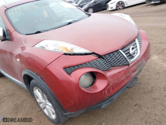 2012 Nissan Juke SV with VIN JN8AF5MV1CT118314, listed as a IAAI auction lot 41458310 with 1 mi miles. Bid and sale history available at carsss.com. Image 6.