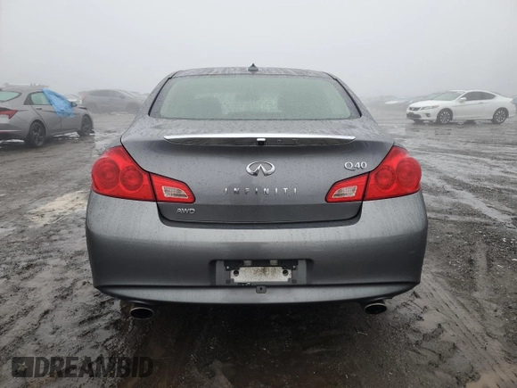 2015 Infiniti Q40 with VIN JN1CV6AR1FM651477, listed as a Copart auction lot 69927884 with 75,677 mi miles and Non Repairable. Bid and sale history available at carsss.com. Image 6.
