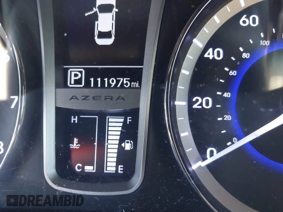 2013 Hyundai Azera with VIN KMHFG4JG5DA267347, listed as a IAAI auction lot 42580501 with 111,975 mi miles and . Bid and sale history available at DreamBid. Image 16.