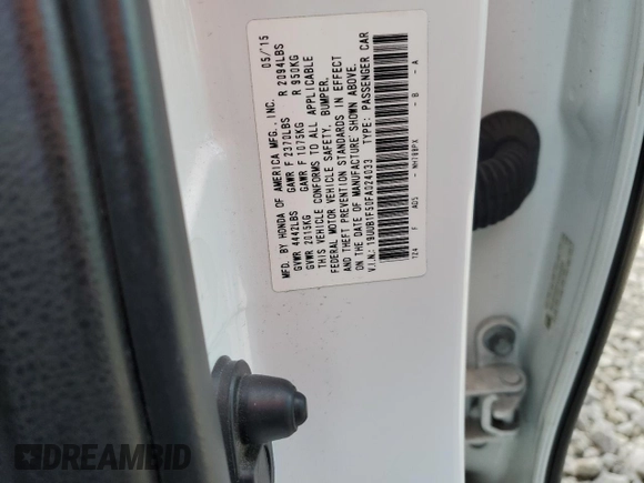 2015 Acura TLX Tech with VIN 19UUB1F50FA024033, listed as a Copart auction lot 50403095 with 84,342 mi miles and Salvage Title. Bid and sale history available at carsss.com. Image 12.