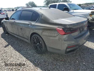 2020 BMW 7 Series 740i with VIN WBA7T2C09LGF96718, listed as a Copart auction lot 63169003 with 43,315 mi miles. Bid and sale history available at carsss.com. Image 2.