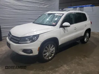 2013 Volkswagen Tiguan SEL with VIN WVGBV3AX2DW058147, listed as a Copart auction lot 47110285 with 156,145 mi miles and Salvage Title. Bid and sale history available at DreamBid. Image 1.