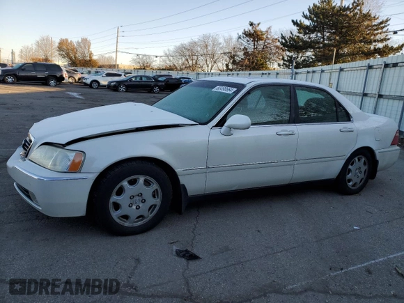 2000 Acura RL with VIN JH4KA9658YC006540, listed as a Copart auction lot 83498664 with 188,589 mi miles and Salvage Title. Bid and sale history available at carsss.com. Image 1.