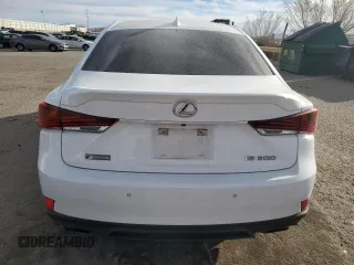 2020 Lexus IS 300 F Sport with VIN JTHGA1D21L5103995, listed as a Copart auction lot 47131455 with 3,928 mi miles and Salvage title. Bid and sale history available at DreamBid. Image 6.
