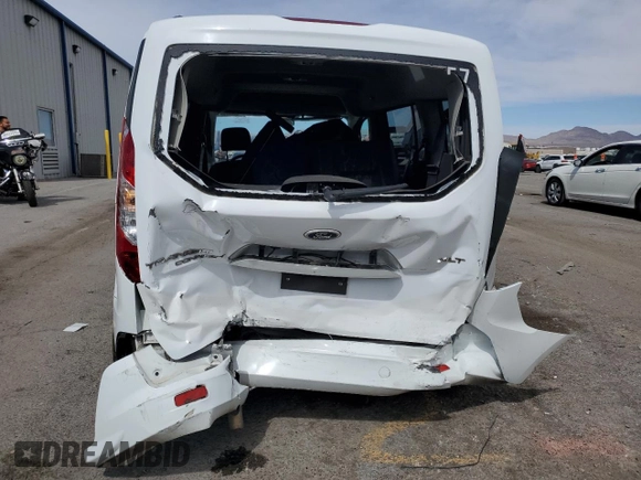 2016 Ford Transit Connect XLT with VIN NM0GE9F72G1241648, listed as a Copart auction lot 48714445 with 99,565 mi miles and Salvage title. Bid and sale history available at DreamBid. Image 6.