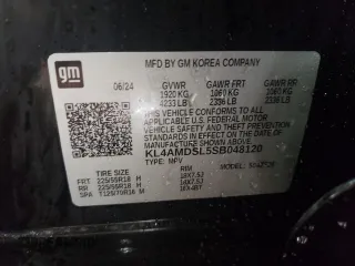 2025 Buick Encore GX Sport Touring with VIN KL4AMDSL5SB048120, listed as a Copart auction lot 86556694 with 5,387 mi miles and Salvage title. Bid and sale history available at DreamBid. Image 12.