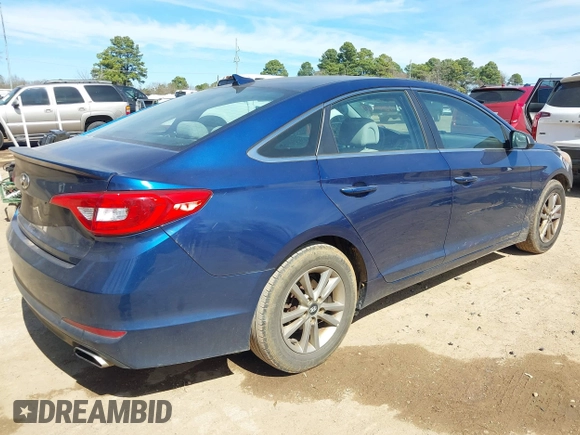2016 Hyundai Sonata SE with VIN 5NPE24AF0GH322547, listed as a IAAI auction lot 41681669 with 132,345 mi miles and . Bid and sale history available at DreamBid. Image 4.
