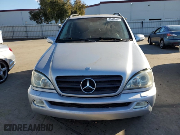 2002 Mercedes-Benz M-Class with VIN 4JGAB54E62A338903, listed as a Copart auction lot 83446494 with 63,255 mi miles and Clean Title. Bid and sale history available at carsss.com. Image 5.